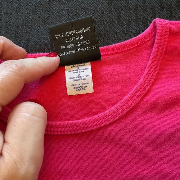 Harley-Davidson Shirt Womens Large Pink Graphic Shepparton Australia Motorcycle - Picture 3 of 7